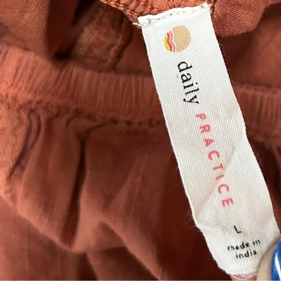 Daily Practice Anthropologie‎ Women’s Mollie Tunic Dress Terracotta Size Large - Picture 4 of 5
